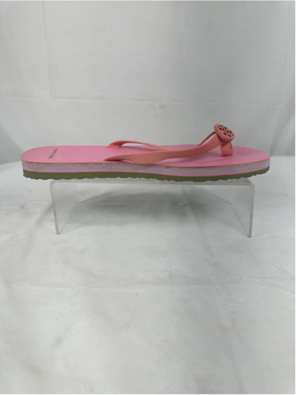 Tory Burch Mini Minnie Flip-Flop Beach Sandals pink Women’s Size 8 US new